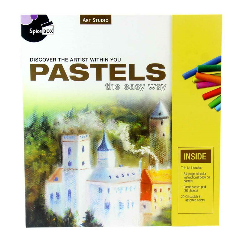 SpiceBox Oil Pastels Art & Drawing Craft Kit