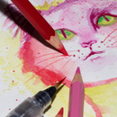 Pentel Pentel Arts 24pk Watercolour Pencils Bonus Water Brush