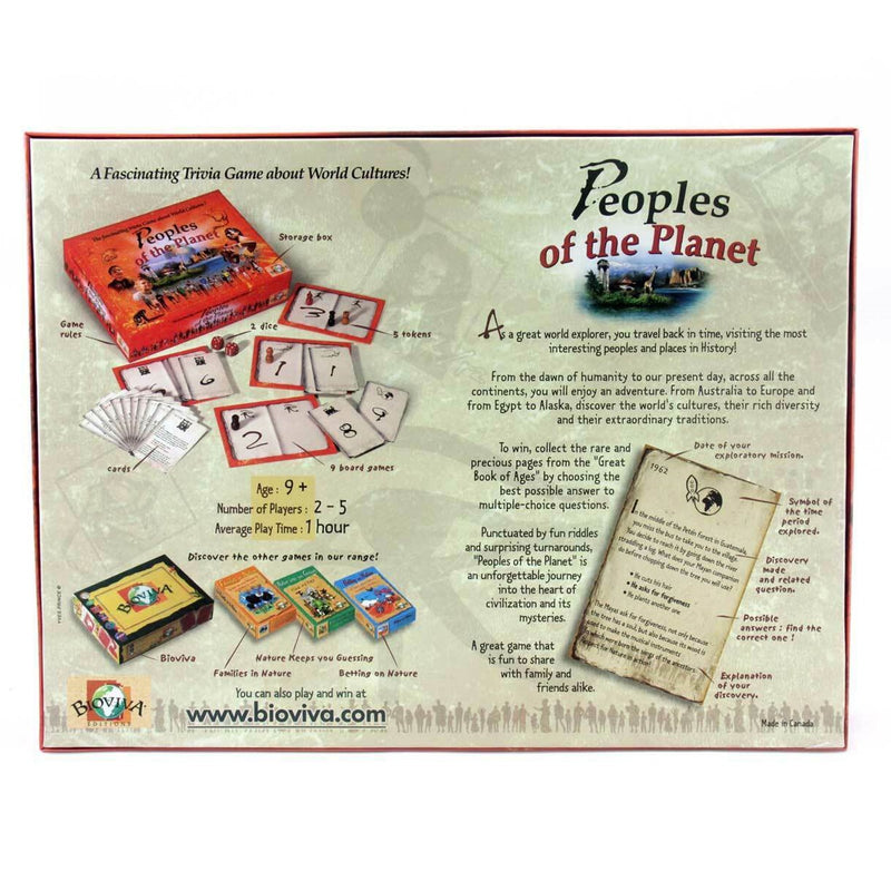 Peoples of the Planet - Educational World Cultures Family Trivia Board Game