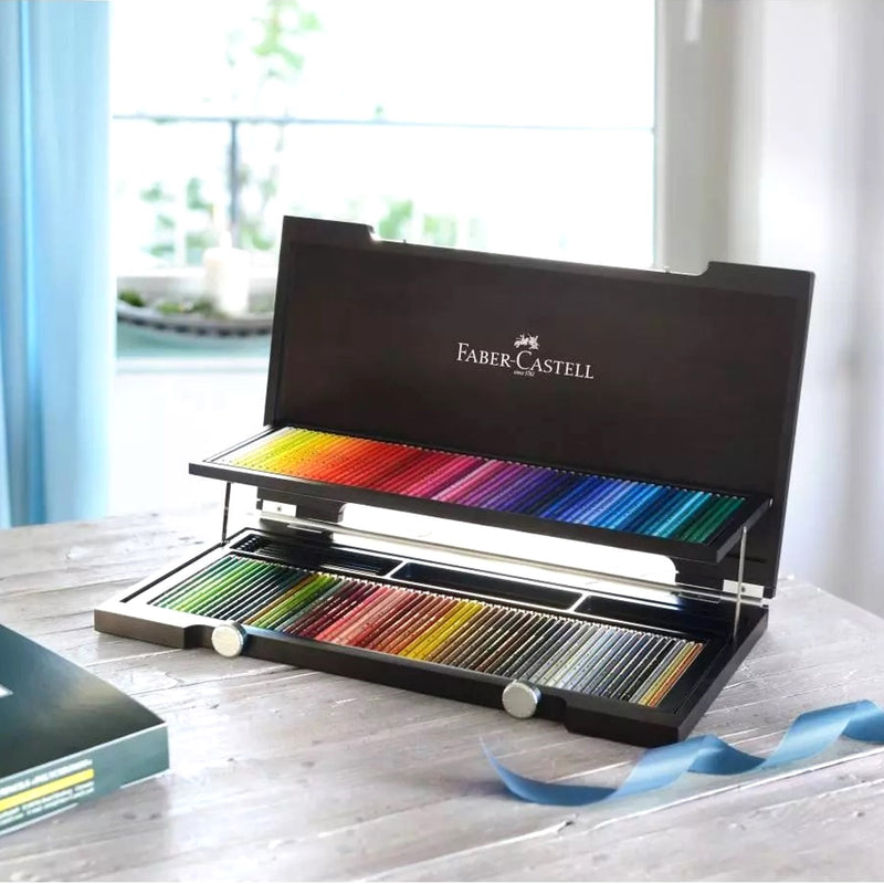 Faber Castell Faber Castell Polychromos Colouring Pencils 120 Wooden Box Set