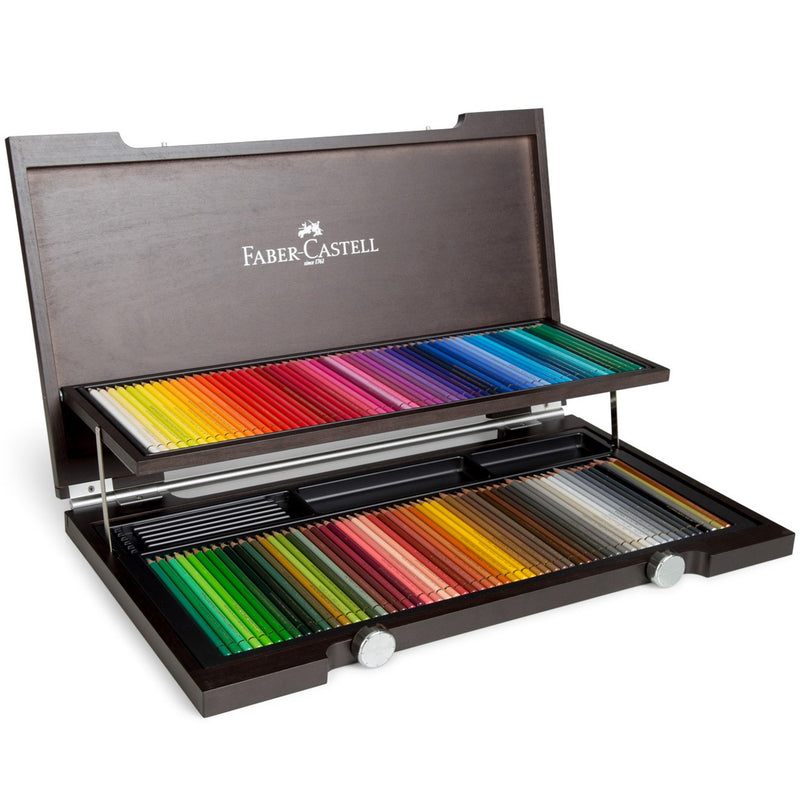 Faber Castell Faber Castell Polychromos Colouring Pencils 120 Wooden Box Set
