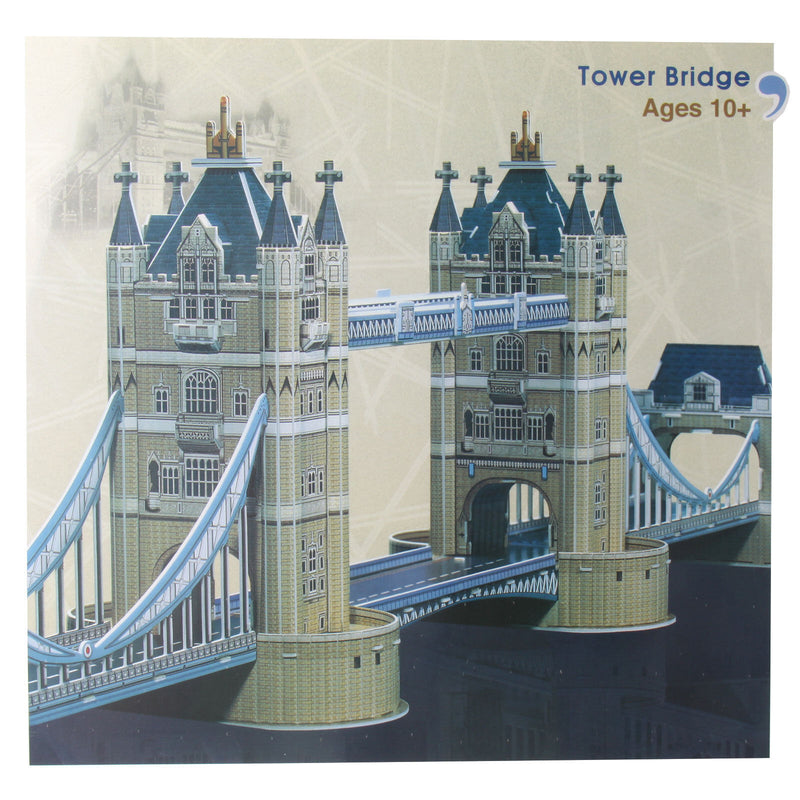 Pop Out World Tower Bridge 3D Puzzle Model Building Kit