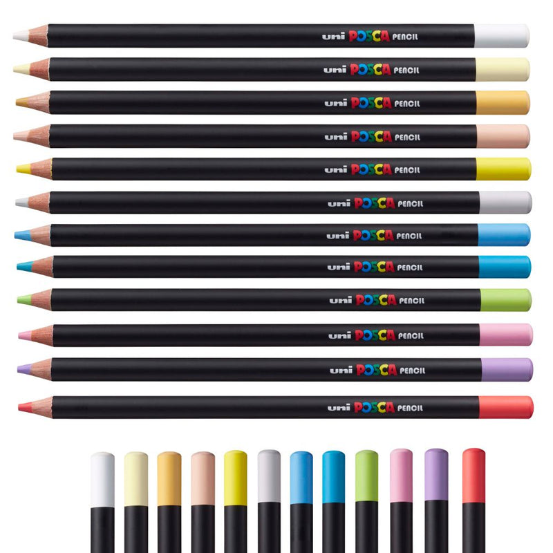 Posca Uni Posca Professional Colouring Pencils Boxed Set 36 Colours