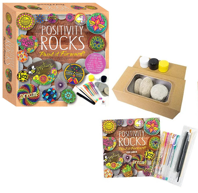Positivity Rocks Kit Hinkler Positivity Rock Painting Kit