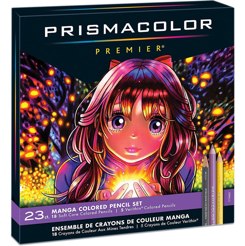 Prismacolor Prismacolor Premier Manga Colouring Pencils Set Includes 5 Verithin Pencils