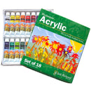 Jack Richeson Jack Richeson Acrylic Paint Tubes Set 18 x12ml