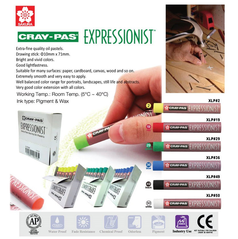 Sakura Sakura Cray Pas Expressionist Oil Pastels Set 36pk