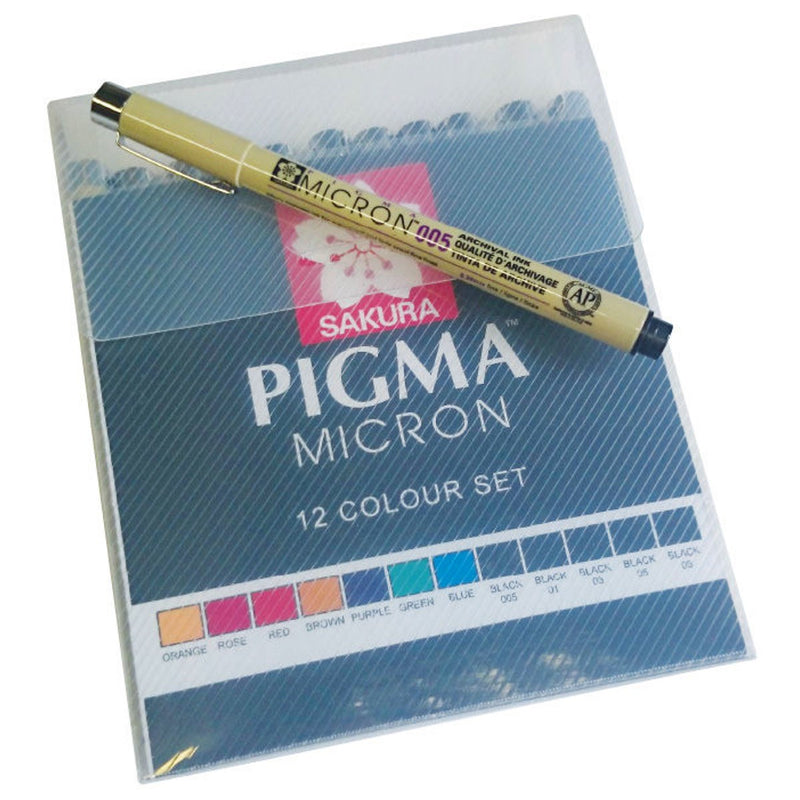 Sakura Sakura Pigma Micron Drawing Pens Set 12pk