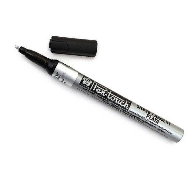Sakura Sakura Pen Touch Permanent Metallic Paint Marker Silver 1.0mm