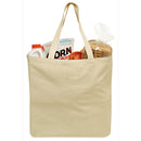 Calico Natural Calico Tote Bag with Shoulder Strap - Medium / Large