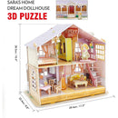 Cubic Fun Cubic Fun 3D Model Building Kit - Sara's Home Dollhouse