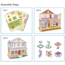 Cubic Fun Cubic Fun 3D Model Building Kit - Sara's Home Dollhouse