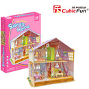 Cubic Fun Cubic Fun 3D Model Building Kit - Sara's Home Dollhouse