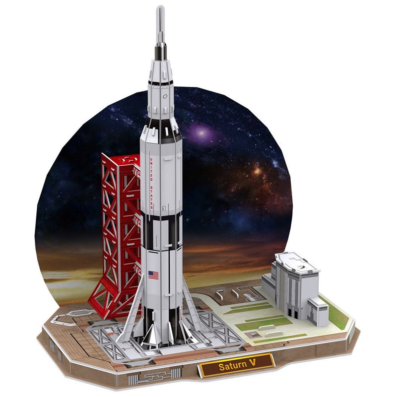 Cubic Fun Saturn V Rocket 3D Puzzle Model Building Kit