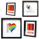 Unigift Unigift Black Deep Shadow Box Photo Picture Frame 15x20cm