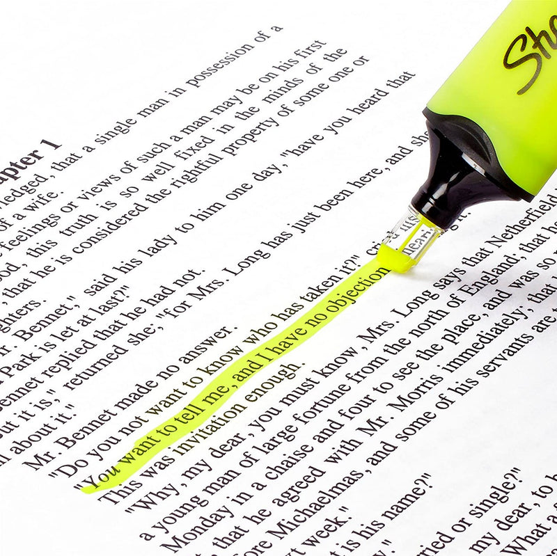Sharpie Sharpie 3pk Clearview Highlighter Pens Set Chisel Tip Fluorescent