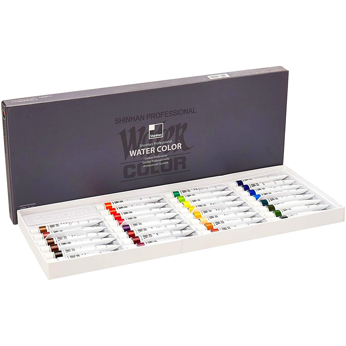 Shinhan Professional Poster Color Paint Set Opaque Watercolor 40ml 30 Colors A&B