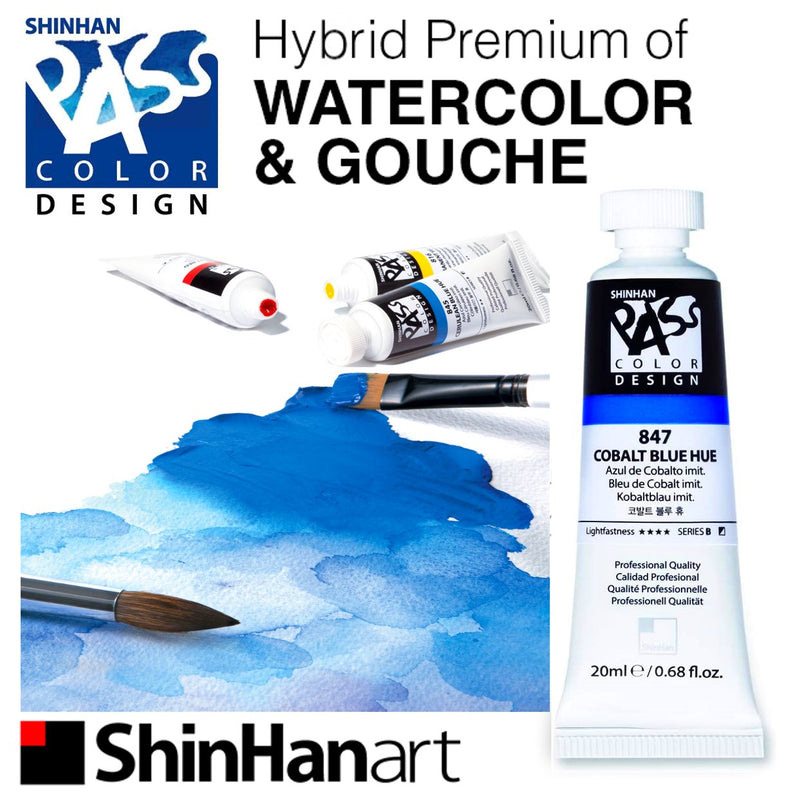 Shinhan Pass Hybrid Watercolour Gouache Paint Set