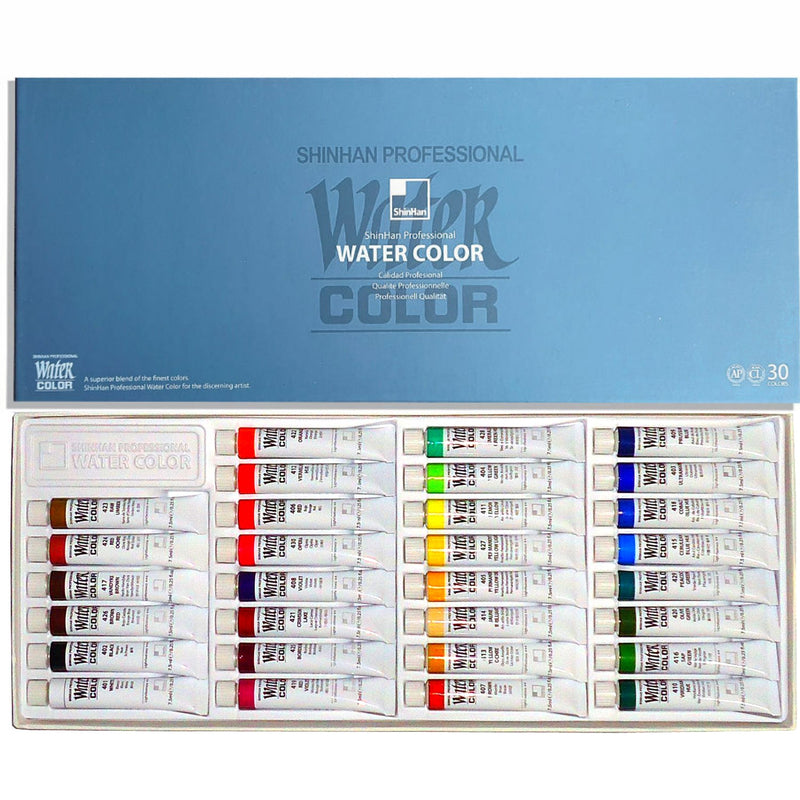Shinhan Art Shinhan Art Professional Watercolour Paints Set - 30 Colours