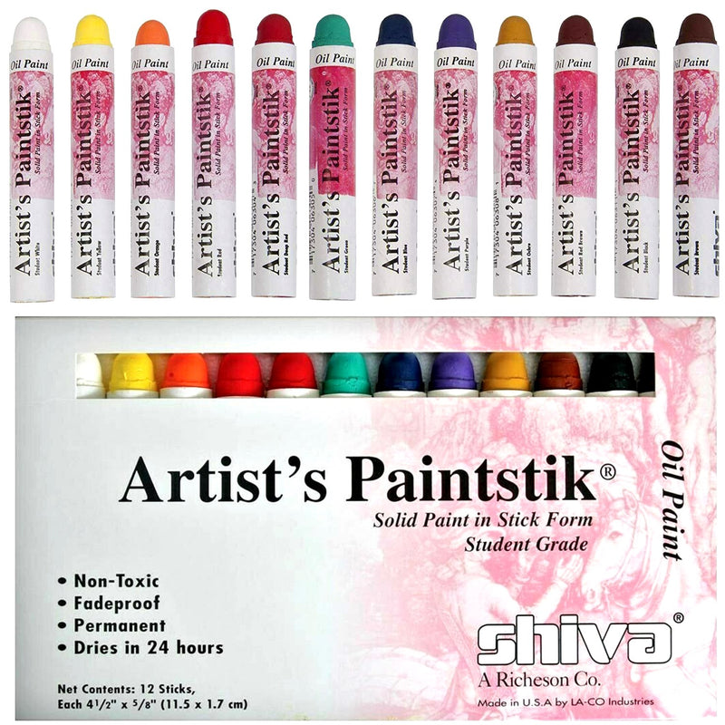 Shiva Shiva Oil Paint Paintstik® Set Primary 12pk