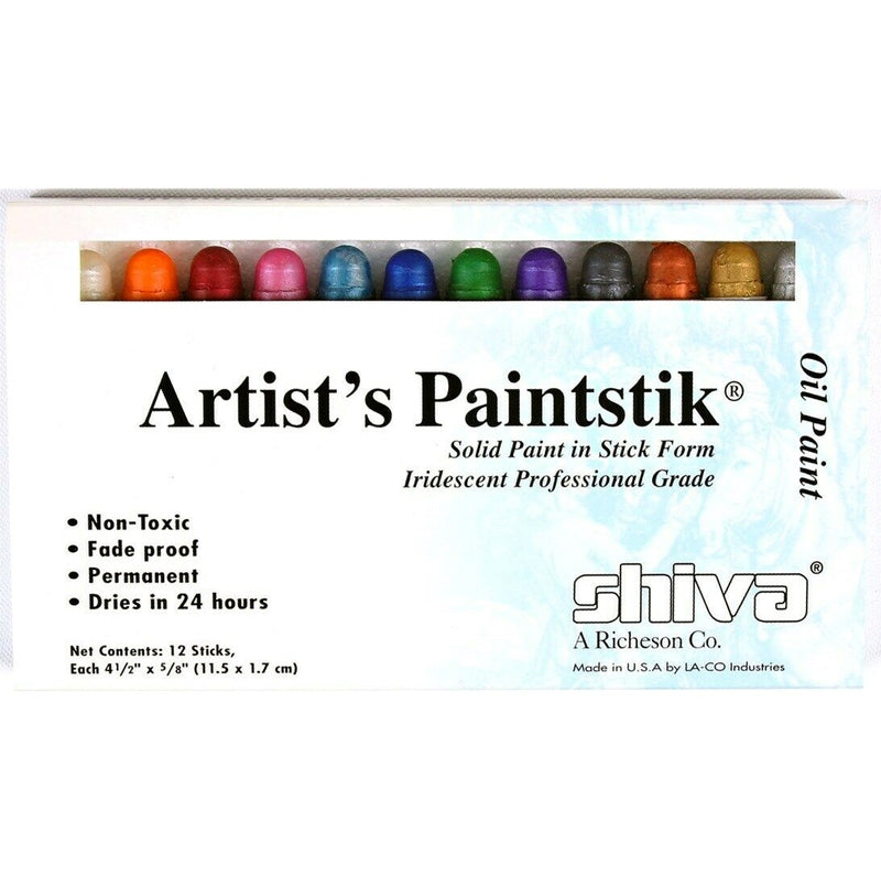 Shiva Shiva Oil Paint Paintstik Set Iridescent 12pk