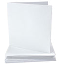 Kraft Collection White Shimmer Blank Square Cards & Envelopes 10cm x 10cm