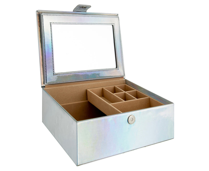 Cooper Co Large Jewellery Storage Box Silver
