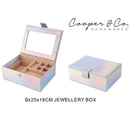 Cooper & Co Cooper & Co Large Jewellery Storage Box - Silver