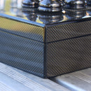 Dal Rossi Dal Rossi Italy Carbon Fibre Finish 50cm Board Chess Set