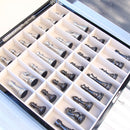 Dal Rossi Dal Rossi Italy Carbon Fibre Finish 50cm Board Chess Set