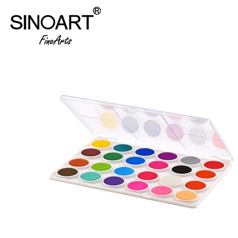Sinoart Sinoart Watercolour Paint Pans Set - 24 Colours