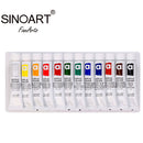 Sinoart Sinoart® Acrylic Paint Set 12 Colours x12ml