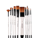 Sinoart Sinoart Paint Brush Set in Storage Wallet - 10pk