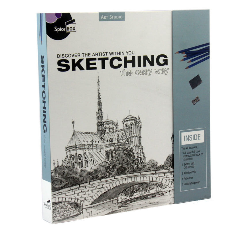 SpiceBox Art Studio Sketching Art & Craft Kit