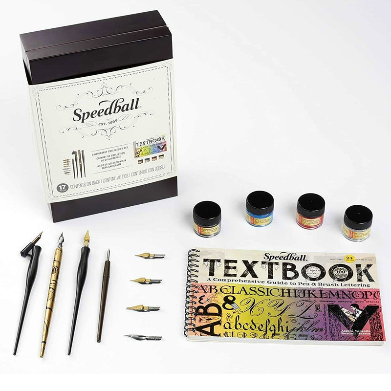 Speedball Speedball Calligraphy & Lettering Wooden Box Set - Collector's Edition
