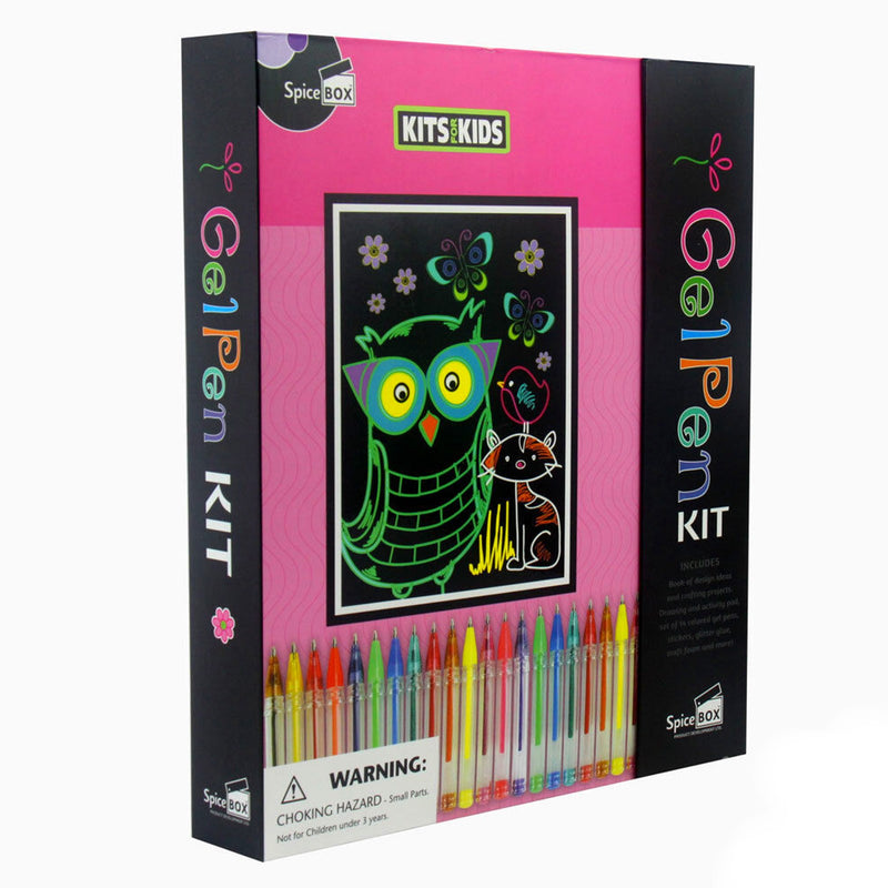 SpiceBox Kids Gel Pens Art & Craft Kit