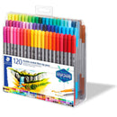 Staedtler Staedtler Double Ended Fibre Tip Markers 120 Pack