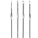 Kraft Collection Crochet Hooks Set - Stainless Steel 4 Sizes