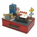Boyle Industries Vintage Police Car Replica Wooden Storage Box