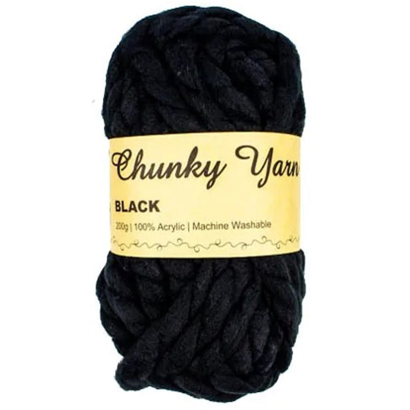Malli Knitting Malli Knitting 200g Super Chunky Yarn Black