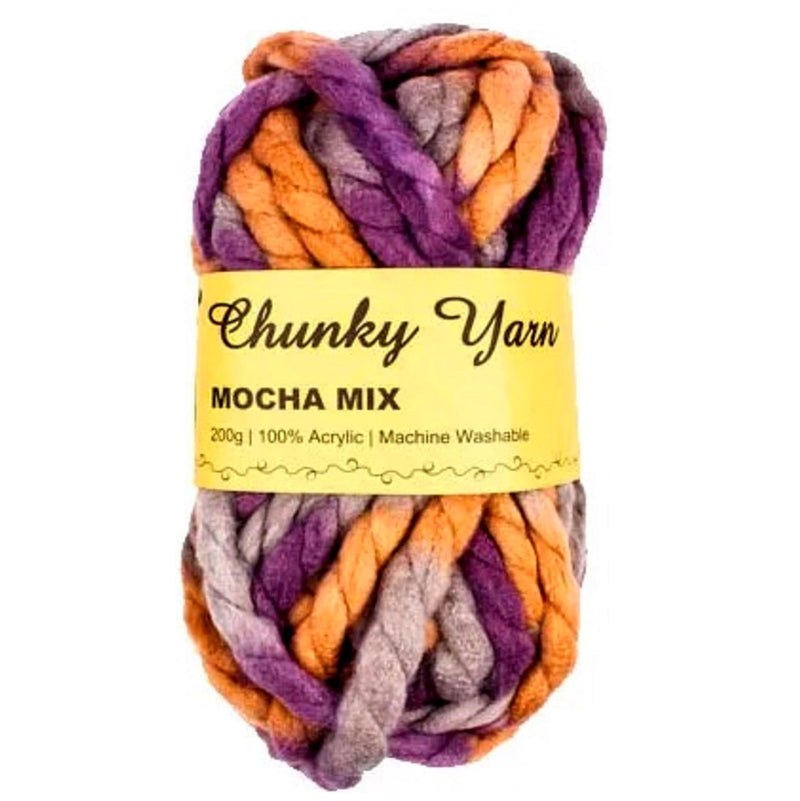 Malli Knitting Malli Knitting 200g Super Chunky Yarn Mocha Mix