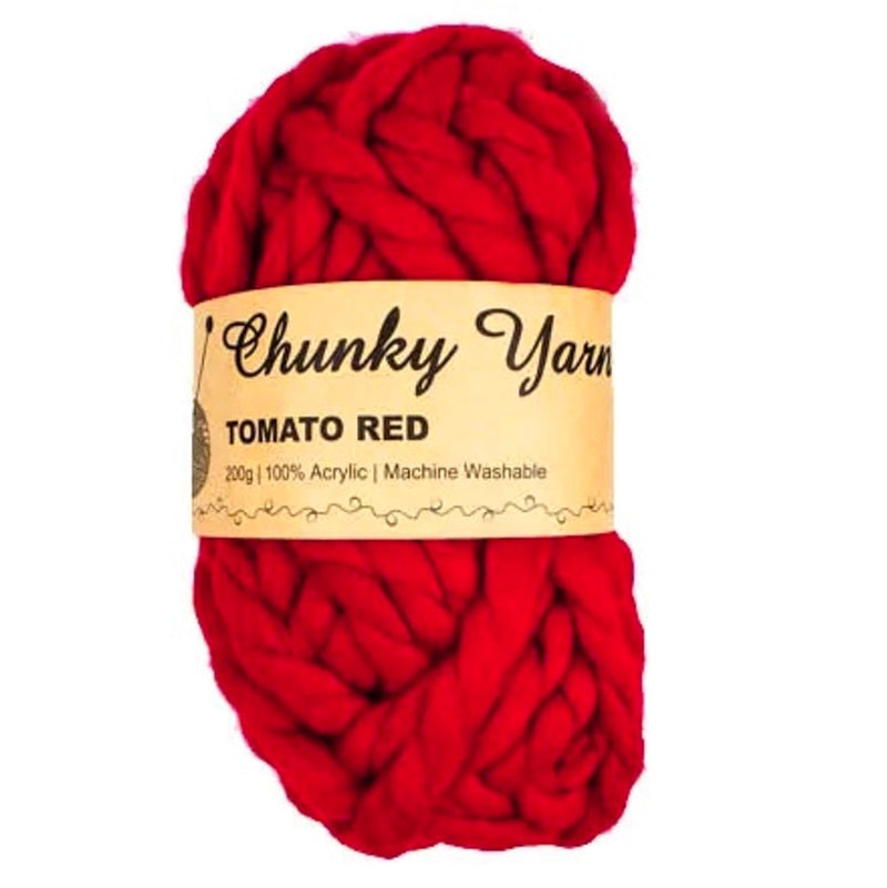 Malli Knitting Malli Knitting 200g Super Chunky Yarn Tomato Red