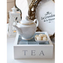 Unigift Wooden Tea Box - Black 3 Compartments