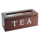 Unigift Wooden Tea Box - Brown 3 Compartments