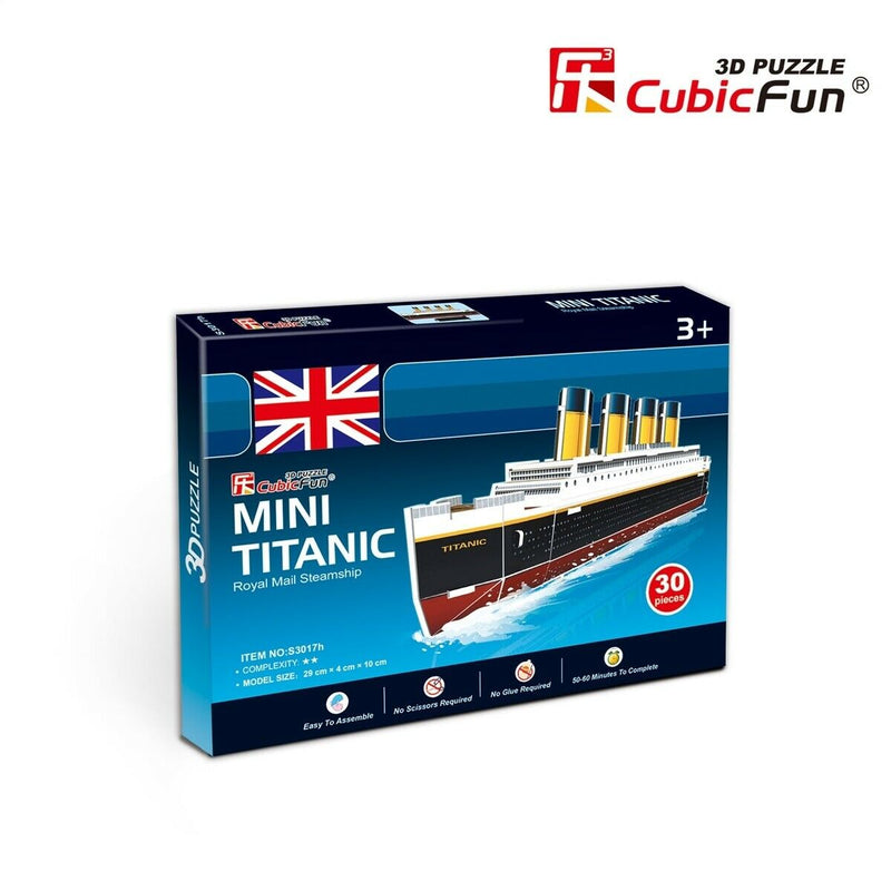 Cubic Fun Cubic Fun 3D Model Building Kit - Titanic Steamship