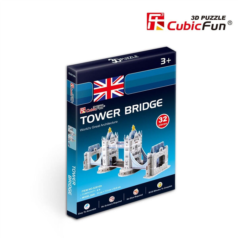 Cubic Fun Tower Bridge 32pcs 3D Puzzle Model Building Kit