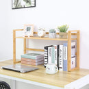 Unho Extra Wide 2 Tier Desktop Storage Shelves Organiser