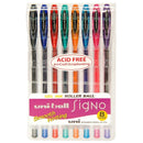 Uni-Ball Signo Gel Pens – Standard Colours 8-Pack