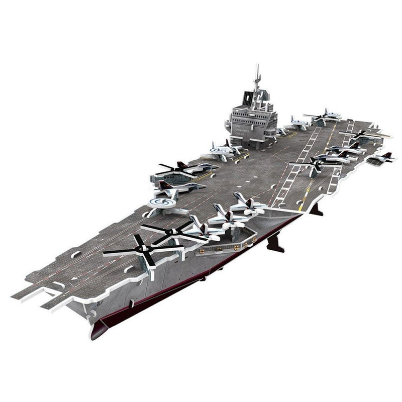 Cubic Fun USS Enterprise Aircraft Carrier 121pcs 3D Model Building Kit