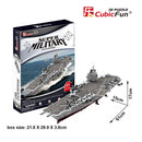 Cubic Fun USS Enterprise Aircraft Carrier 121pcs 3D Model Building Kit